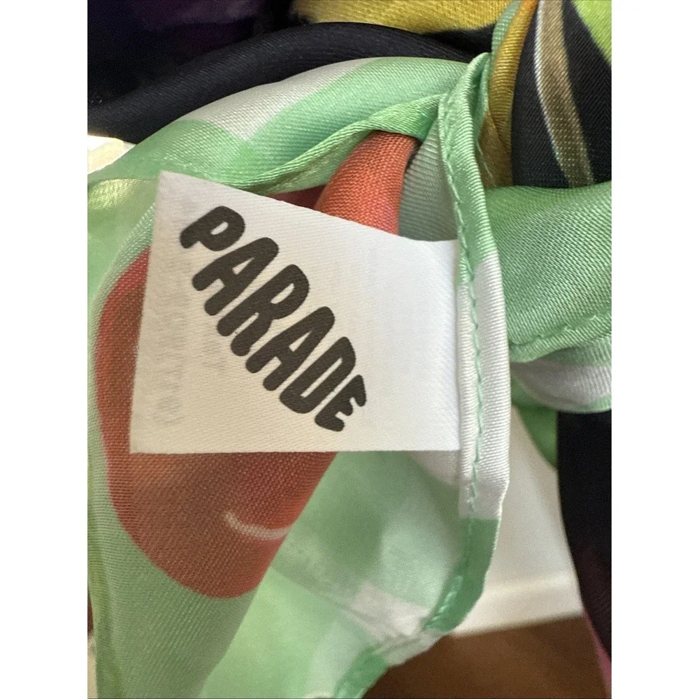 Parade square scarf